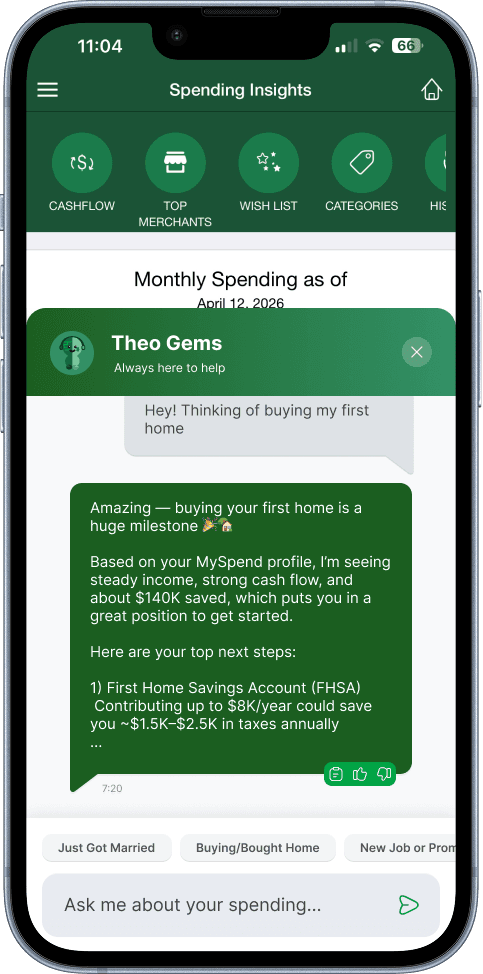 Theo Gems — AI Product Discovery Assistant (1st Place Winner, Google Gemini x TD Hackathon) – primary screenshot